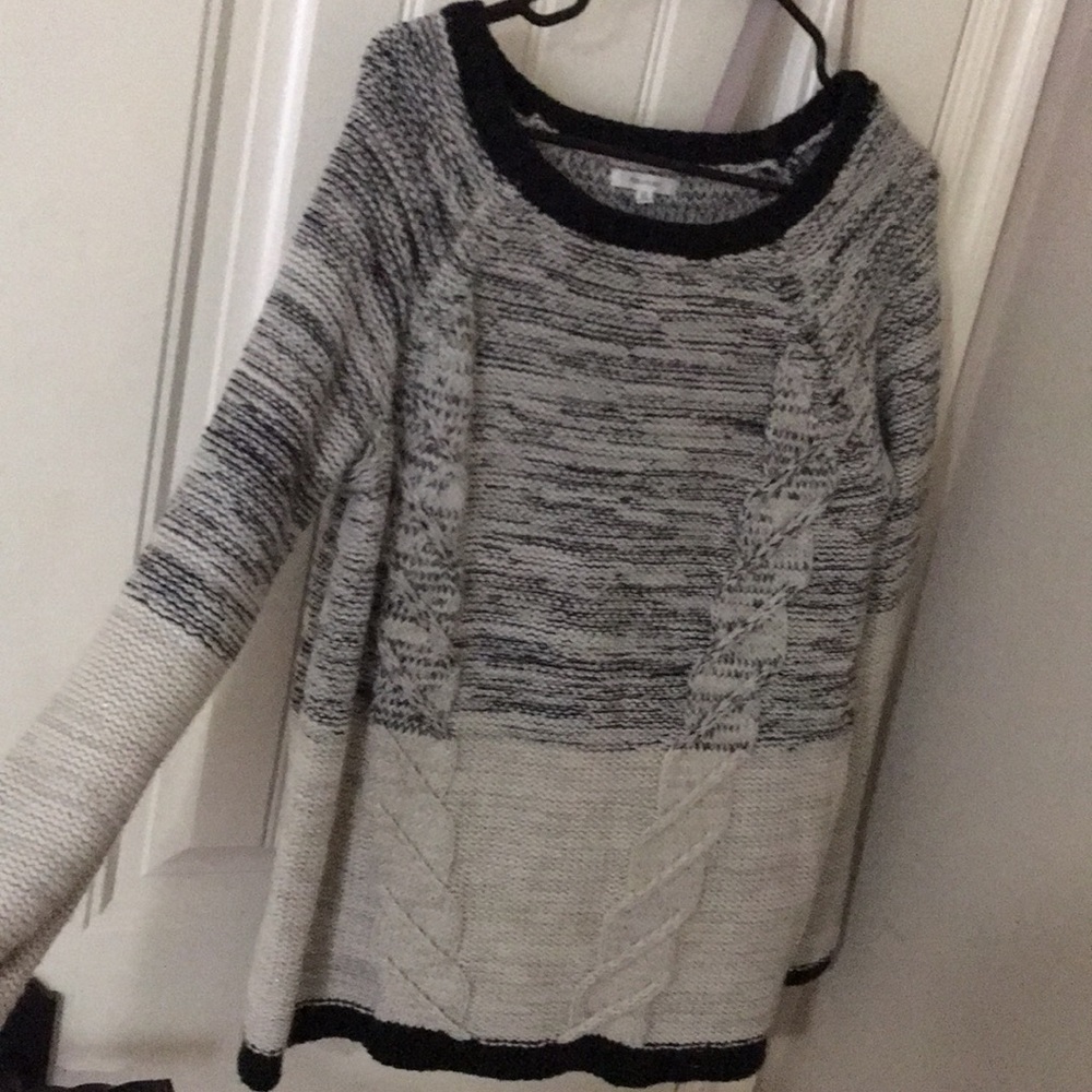 Maurice’s black and cream sweater
